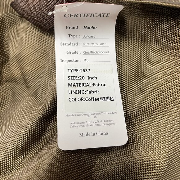 HANKE EXPANDABLE FOLDABLE LUGGAGE BAG SUITCASE - NEW - Picture 2 of 4